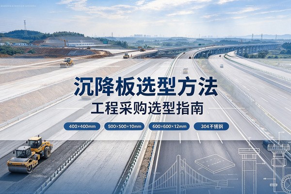 印江沉降板选择方法