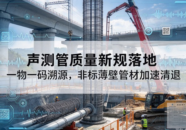 印江声测管质量新规落地，一物一码溯源，非标薄壁管材加速清退