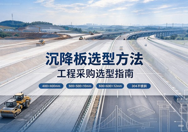 印江沉降板选择方法